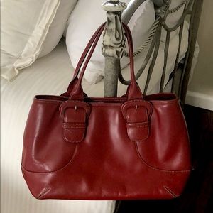 Cole Haan Red Leather Purse